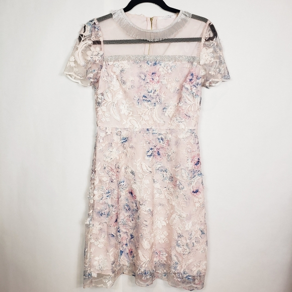 Tahari floral mini dress - Picture 2 of 8